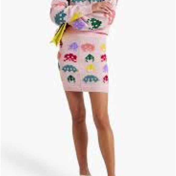 Stella McCartney Multicolor Pixel Art Pencil Skirt - Picture 2 of 4